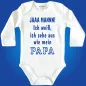 Preview: Baby‑Body mit Text „JAAA MANNN, ich sehe aus wie meine Mama“