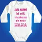 Preview: Babybody mit lustigem Familien‑Spruch