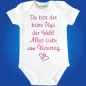 Preview: Baby-Body mit Druck zum Vatertag
