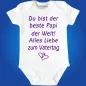 Preview: Baby-Body für Vatertag