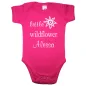 Preview: Baby Body mit Aufdruck Wildflower