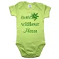 Preview: Babybody mit Aufdruck Wildflower