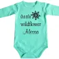 Preview: Babybody mit Aufdruck Wildflower