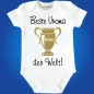 Preview: Baby-Body mit Aufdruck beste Uroma