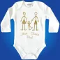 Preview: Babybody Familie mit frei wählbaren Farben