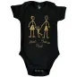 Preview: Babybody mit Wunschname für Mama Papa und Kind