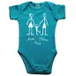 Preview: Süßer Baby Body personalisiert mit Namen