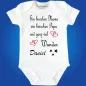Preview: Baby‑Body „Ein bisschen Mama, ein bisschen Papa und ganz viel Wunder“ mit Wunschname