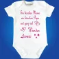 Preview: Babybody mit Wunschname und liebevollem Familien Spruch