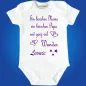 Preview: Baby‑Body „Ein bisschen Mama, ein bisschen Papa“ personalisiert