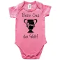 Preview: Babybody mit Pokal für Papa, Mama oder Großeltern