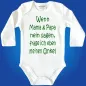 Preview: Babybody „Wenn Mama & Papa nein sagen, frage ich Uropa“