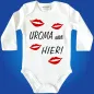 Preview: Baby-Body mit Druck Uroma war hier
