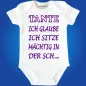 Preview: Baby-Body mit Druck sitze in der scheisse