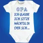 Preview: Baby-Body mit witzigem Spruch