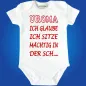 Preview: Baby‑Body mit frechem Text für Oma oder Opa