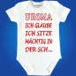 Preview: Baby-Body mit Druck in der Scheisse