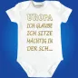 Preview: Baby‑Body mit lustigem Spruch für Onkel, Tante, Uroma oder Uropa