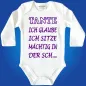 Preview: Baby-Body mit Druck sitze in der scheisse