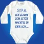 Preview: Baby‑Body mit witzigem Text für Papa oder Mama