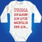 Preview: Baby-Body mit Druck in der Scheisse