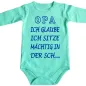 Preview: Baby-Body mit Druck in der Scheisse