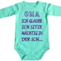 Preview: Baby-Body mit lustigem Spruch