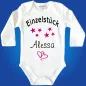 Preview: Baby bodysuit with desired name