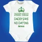 Preview: Babybody „No Dating Never“ für Jungen und Mädchen