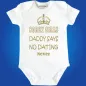 Preview: Babybody lustiger Papa Spruch für Babys