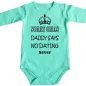 Preview: Babybody No Dating Design für Jungen und Mädchen