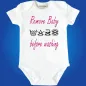 Preview: Babybody lustiges Waschsymbol Design
