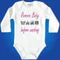 Preview: Baby-Body lustiges Waschsymbol Design