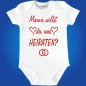 Preview: Baby‑Body „Mama/Papa willst du uns heiraten“ mit Ring‑Symbolen