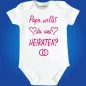 Preview: Babybody romantischer Antrag Mama oder Papa