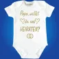 Preview: Babybody für besonderen Heiratsantrag über das Baby