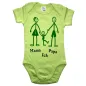 Preview: Baby-Body mit Strichmännchen