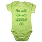 Preview: Baby‑Body mit zwei Ringen und liebevollem Hochzeits‑Spruch