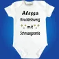Preview: Baby‑Body mit Spruch „Knuddelzwerg mit Schmusegarantie“