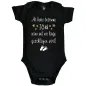 Preview: Lustiger Baby‑Body mit frechem Schlaf‑Spruch