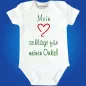 Preview: Babybody „Mein Herz schlägt für Tante“ mit Herz Grafik