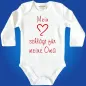Preview: Baby‑Body mit liebevollem Herz Spruch