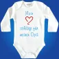 Preview: Babybody Familien Herz Motiv für Jungen und Mädchen