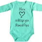 Preview: Baby-Body „Mein Herz schlägt für Oma“ liebevolles Design