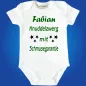 Preview: Babybody mit süßem personalisierten Design