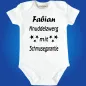 Preview: Baby‑Body personalisiert mit Name und Herz‑Motiv