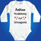 Preview: Baby‑Body personalisiert mit Name und Herz‑Motiv