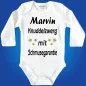 Preview: Baby-Body mit Druck - Personalisiert