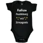 Preview: Babybody mit personalisiertem Wunschname und Knuddel‑Design
