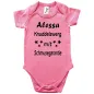 Preview: Baby‑Body „Schmusegarantie“ mit individuellem Namen